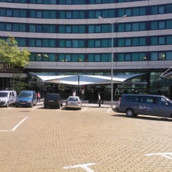 Мембрана в градината на Radisson Blu Grand Hotel, гр. София – юни 2013 г.  Три препокриващи се тенти от PVC текстил PANAMA MEHLER 900 FR